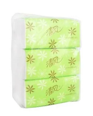 200 Sheets Nice Facial Tissue Paper Color Printed Packing Soft Facial Tissue