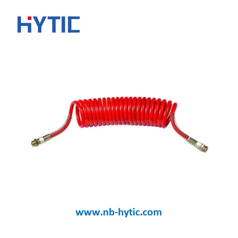 Pneumatics Polyurethane Coiling PU Spiral Hose Coil Flexible Spring Tube Puc0425/Puc0855