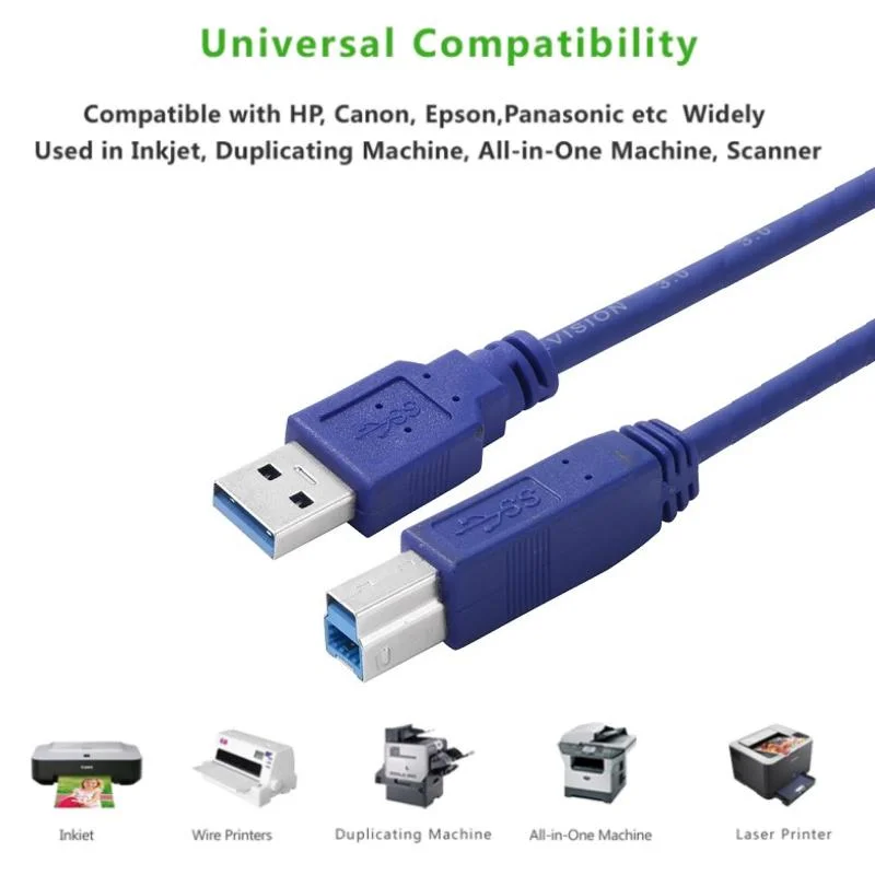 USB3,0 A-B-Kabel Druckerkabel