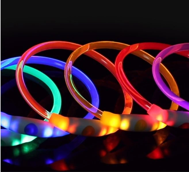 Горячие продажи новых многоцветный светодиодный индикатор оптоволоконный светящееся кольцо для ПЭТ