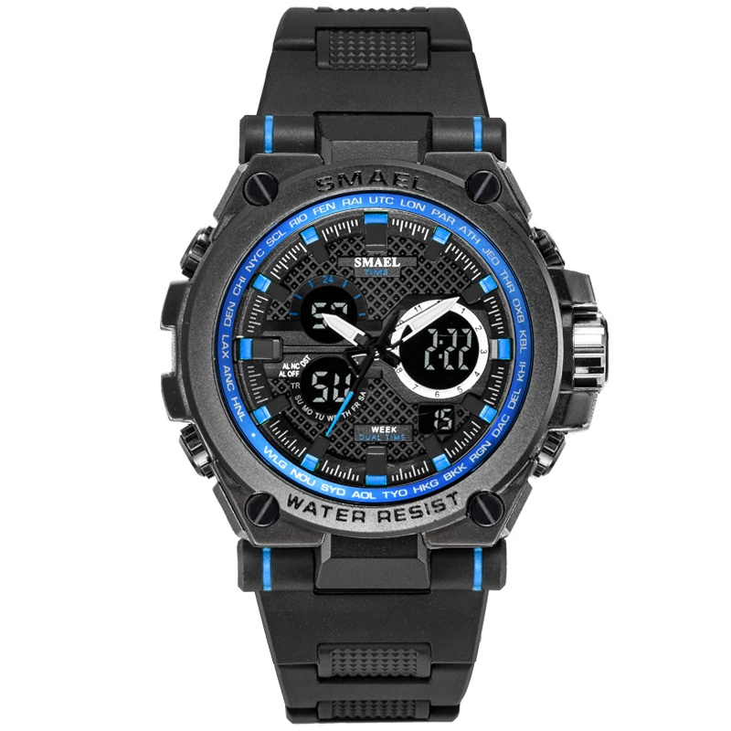 Neue 1709 Wasserfeste Herren Armbanduhr Sport Digitaluhr