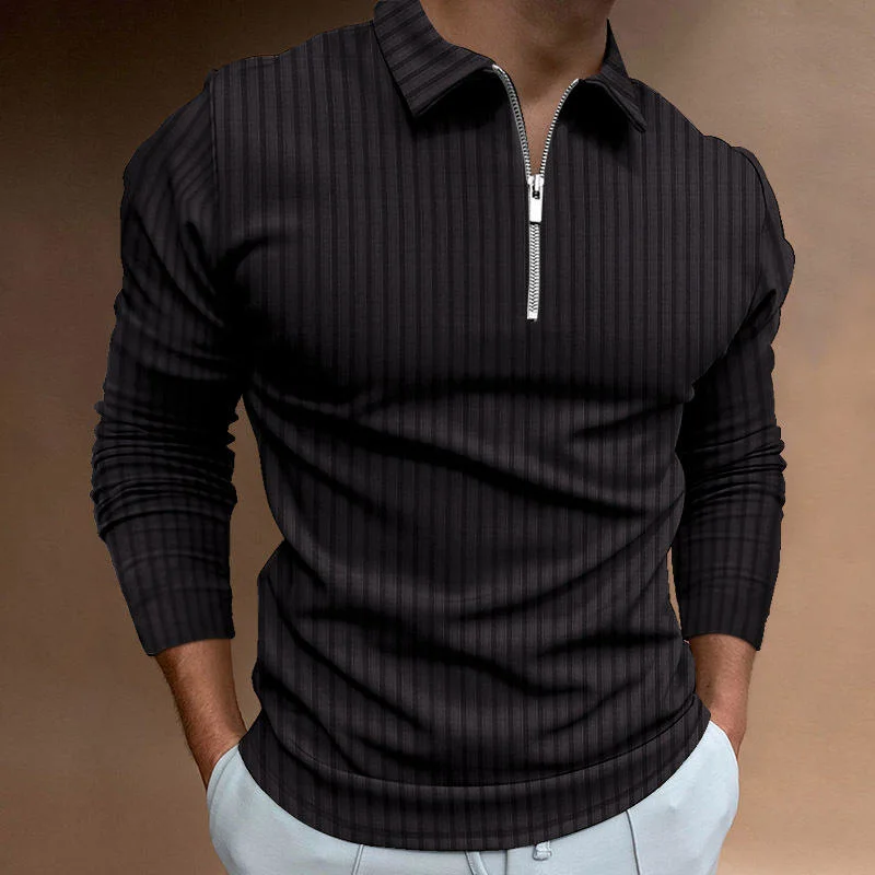 OEM Custom Luxury Cotton Comfortable Half Zip Golf Shirt