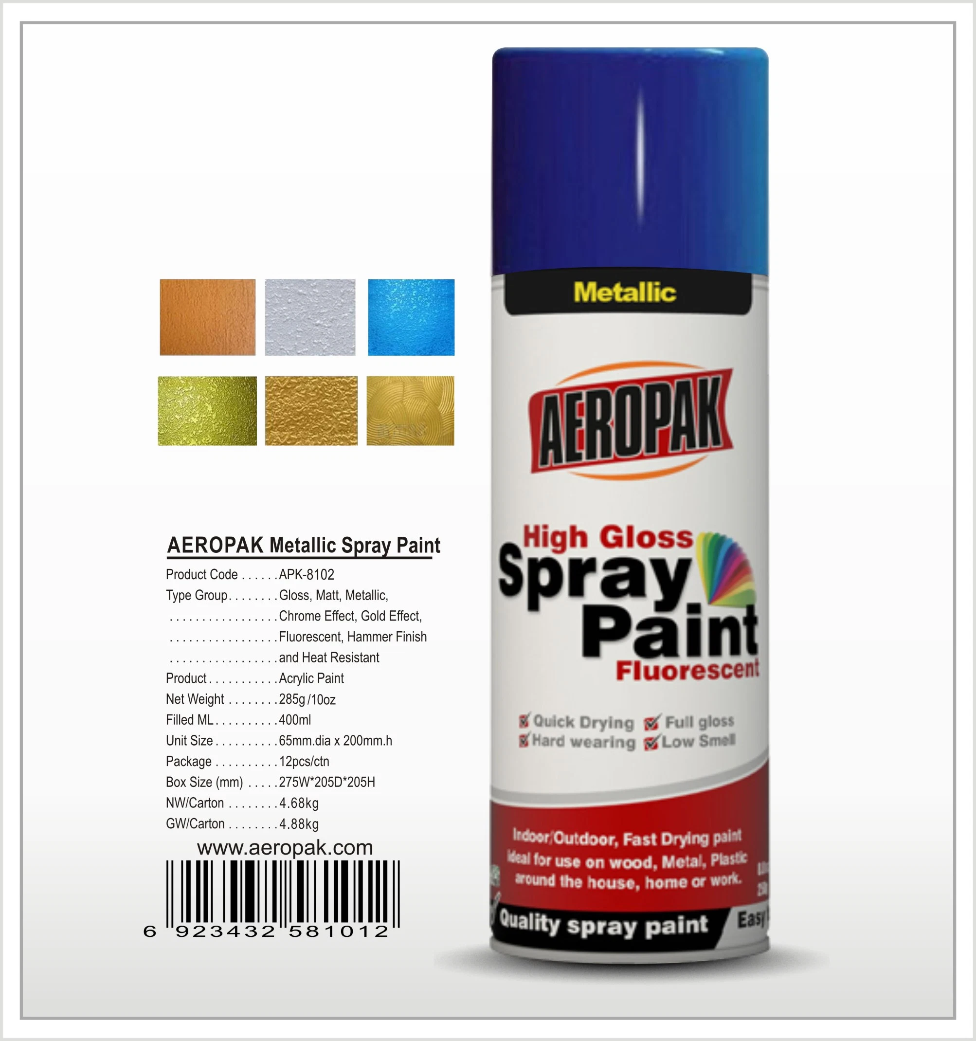 Aeropak Hot Salepowerful Aerosol Acrylic Paint Remover