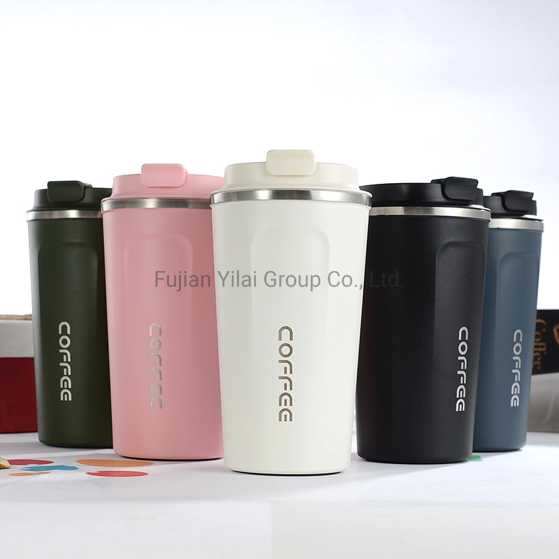 380ml 510ml Spill Proof Double Wall Vacuum Insulated Stainless Steel Travel Coffee Mug Water Bottle