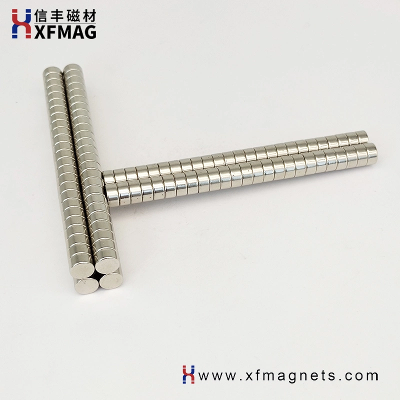 Customized Size Magnet Ball Ni Coated Neodymium Magnet Small Disc Magnetic Material