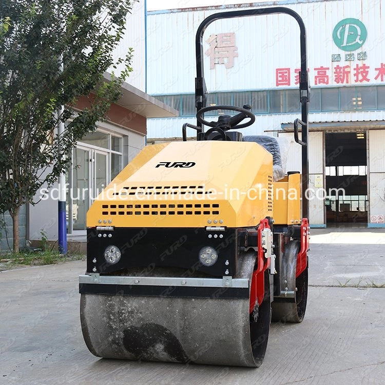 High Configuration 1 Ton Vibratory Hydraulic Road Roller Heavy Equipment Road Construction