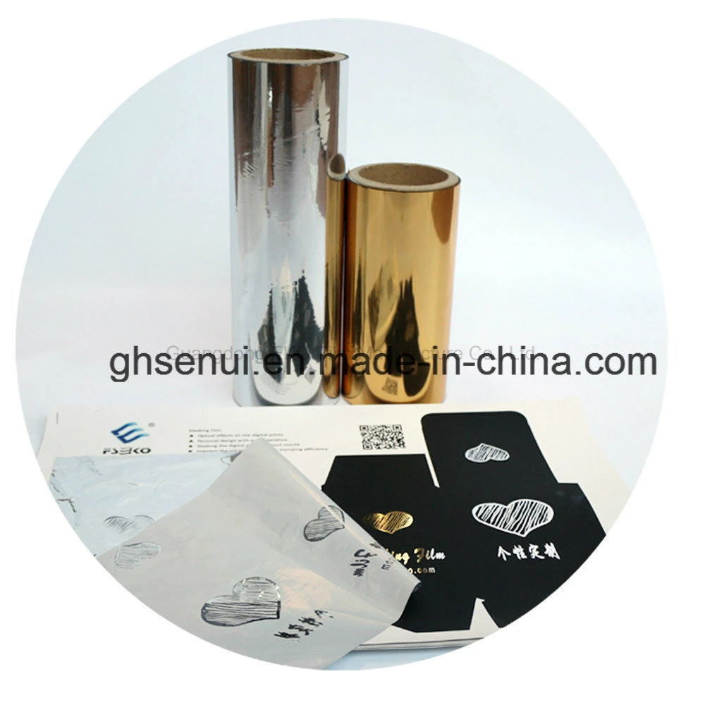 Sleeking Film for Digital Prints-15mic Gold Color or Silver Color