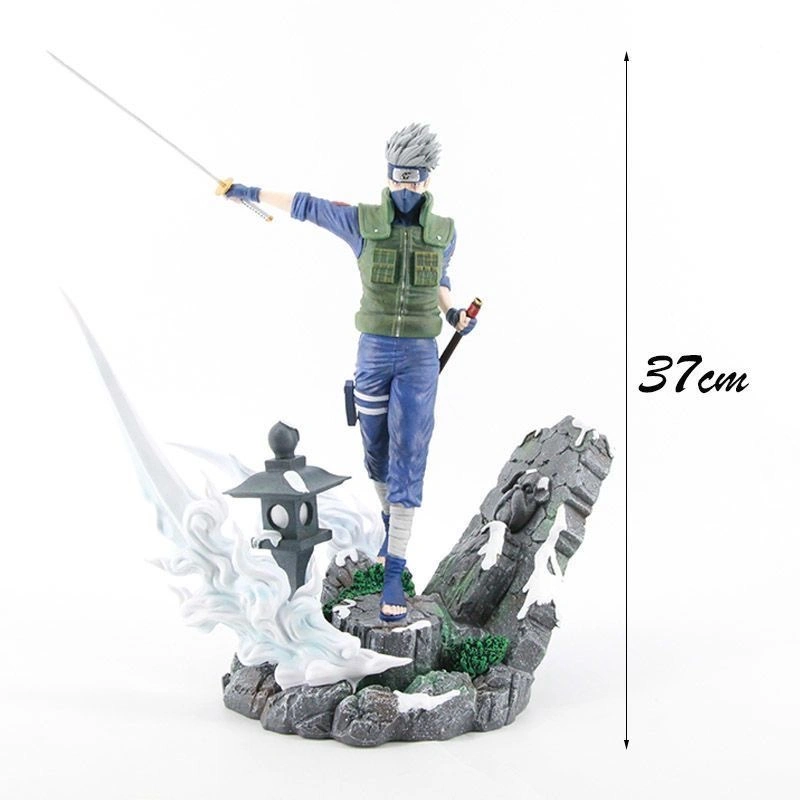 Alimentação de fábrica Hatake Kakashi Naruto anime japonês figura por grosso de brinquedos do modelo