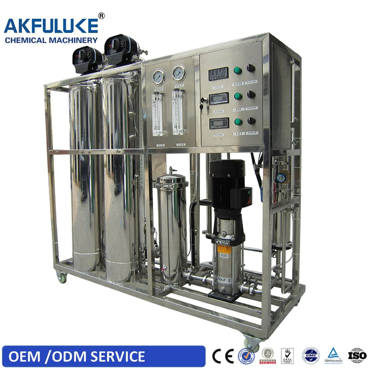 La producción de cosméticos de la planta de tratamiento de agua RO Filtro de Osmosis Inversa con el sistema EDI operación automática de proveedor de cosmética 4040 4080 500 lph agua de Osmosis Inversa RO