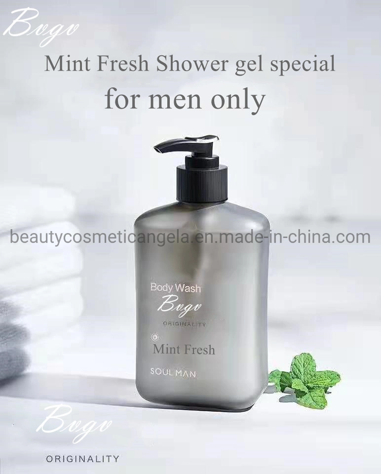 Private Label Organic Natural Exfoliating Hotel Whitening Perfume Bath Men Body Shower Gel
