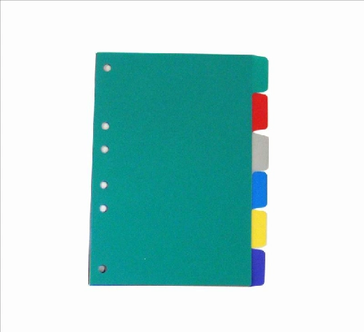 Index Tab Dividers, Plastic File Folder (B3105)