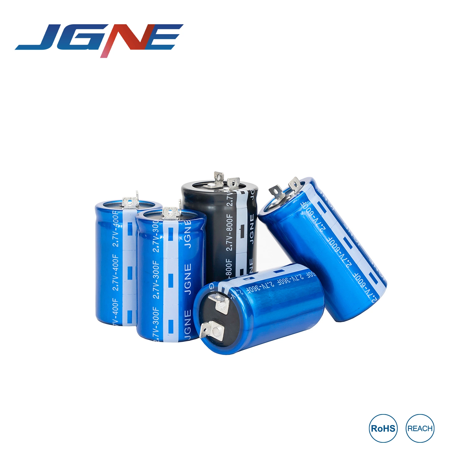 Jgne Cylinder 2.7V 400f Supercapacitor Electronic Component 400f Capacitor for PCBA