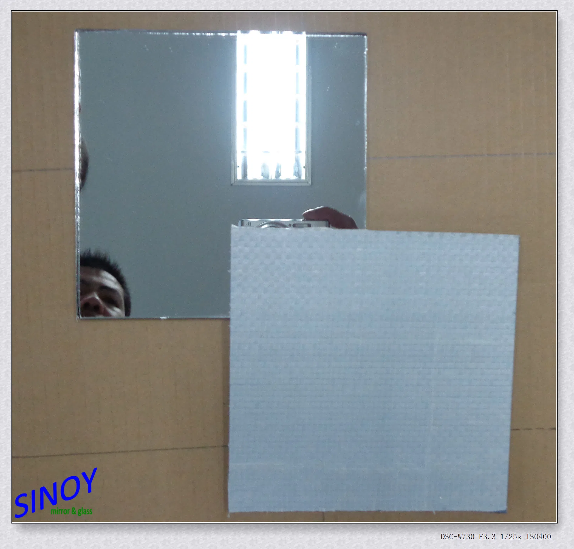 Sinoy Vinyl Backing Safety Mirror with Cat I or Cat II Film