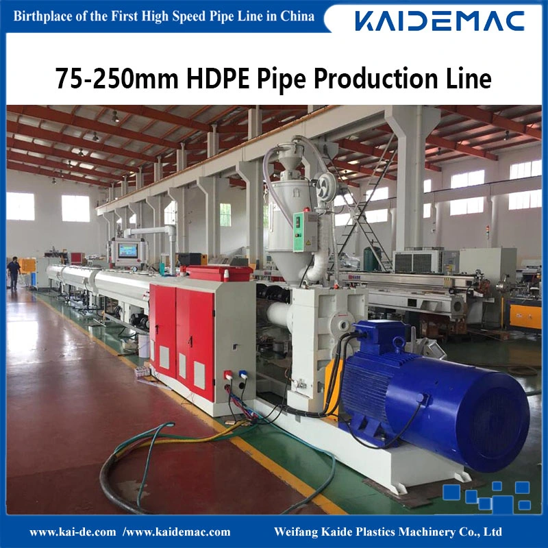 Plastic Pipe Making Machine for 75mm-250mm HDPE Water Pipe