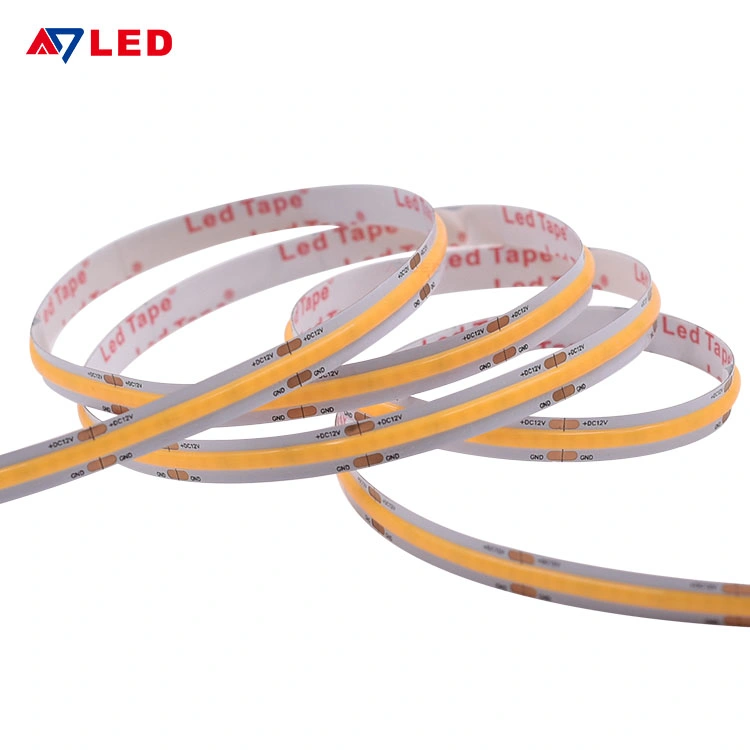 CE RoHS CRI80 8mm COB Linear Lighting 336lamps/M Flexible Brightest LED Light Strip