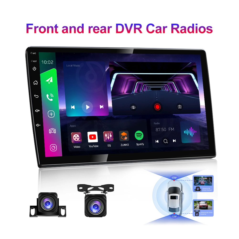 9inch 4+64G HD 1024*600 BT5,0 WiFi GPS DSP RDS Car Radio Universal 2 DIN Android Navigation Double DIN CarPlay