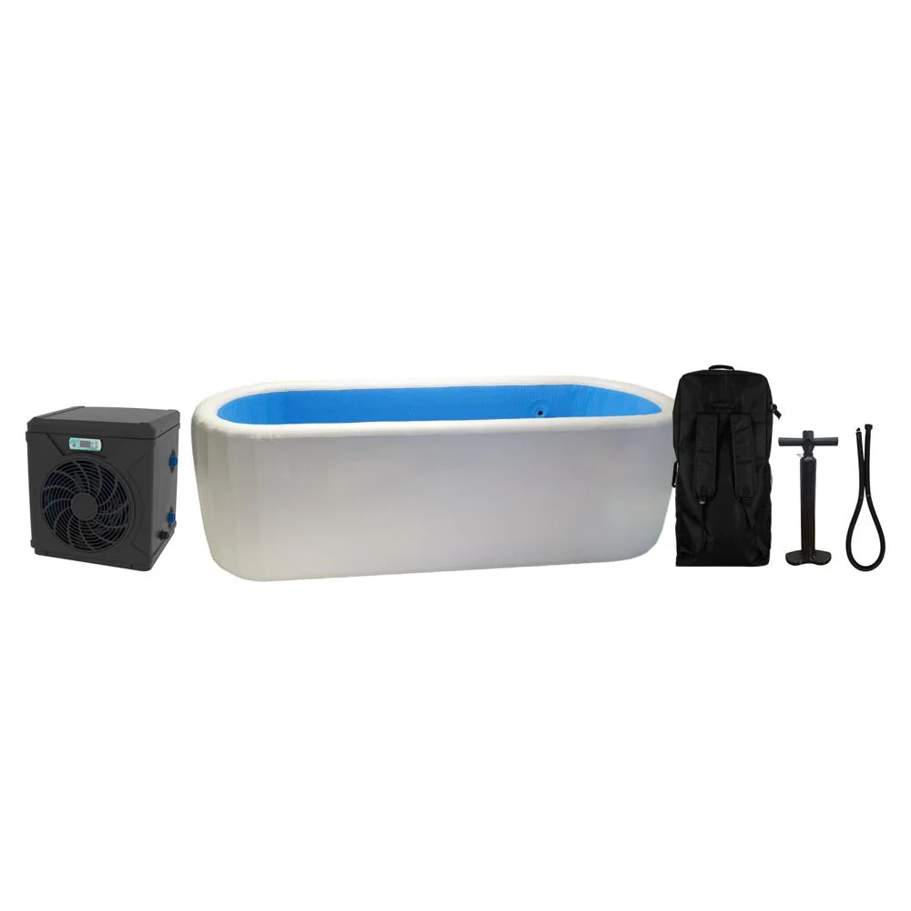 2 Person Portable Inflatable Cold Plunge Inflatable Ice Bath Recovery Tub Outdoor Pool