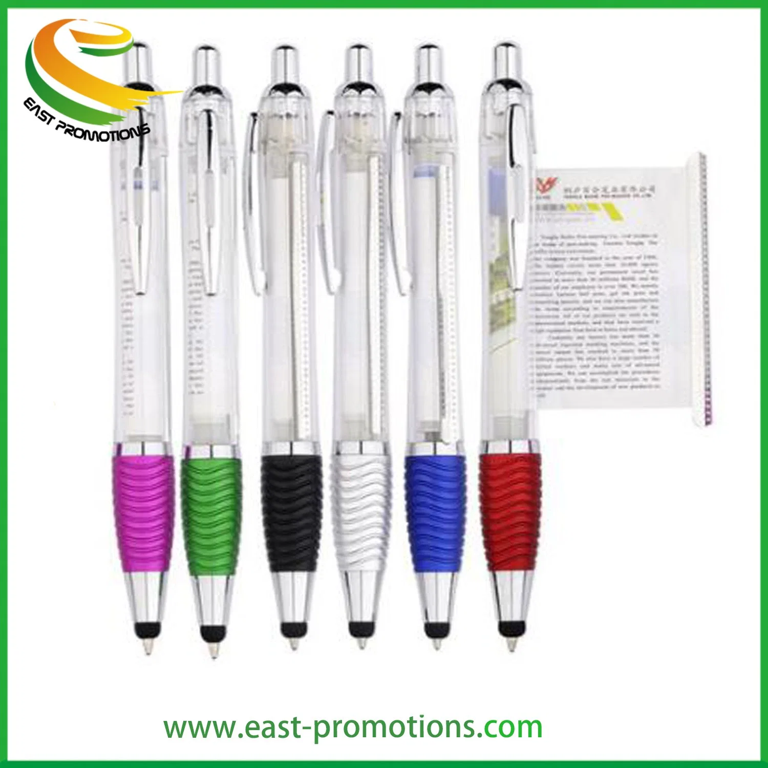 Custom Printing Advertising Touch Stylus Ball Pen Banner Pen for Office Supplies