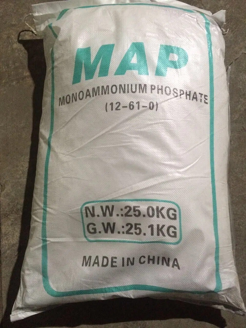 خريطة المصنع بالجملة 61 12 السعر Monoammonium Phosphate CAS: 7722 76 1