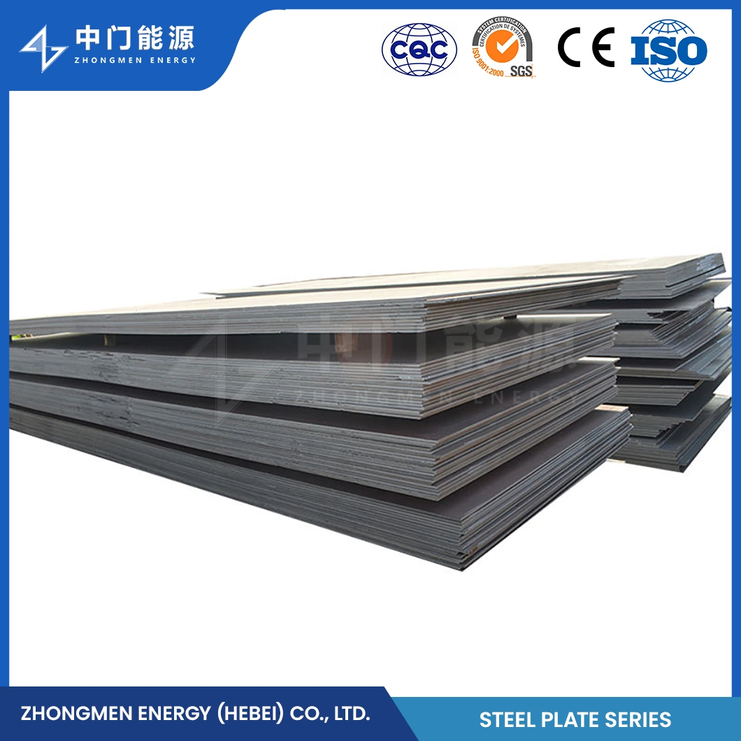 Zhongmen Energy Super Mirror Gold Stainless Steel Sheet Plate China Ss400 Q355. Carbon Steel Plates Hot Rolled Low Alloy Structural Steel Flat Rolled Plate