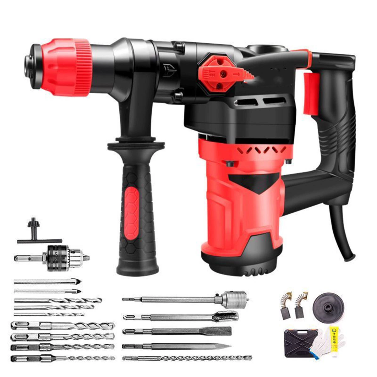 Electric Power Tools 1100W 40mm Cordless Rotary Hammer Pr-130700
