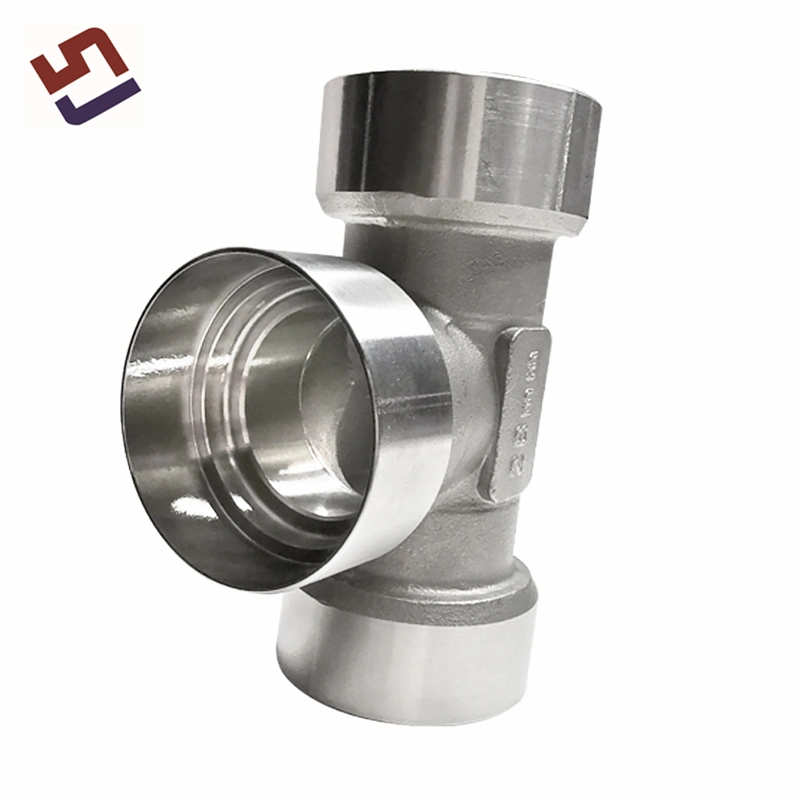 Hot Sale Lost Wax Casting Tee Stainless Steel Investment Casting Male Female Threaded Pipe Fitting