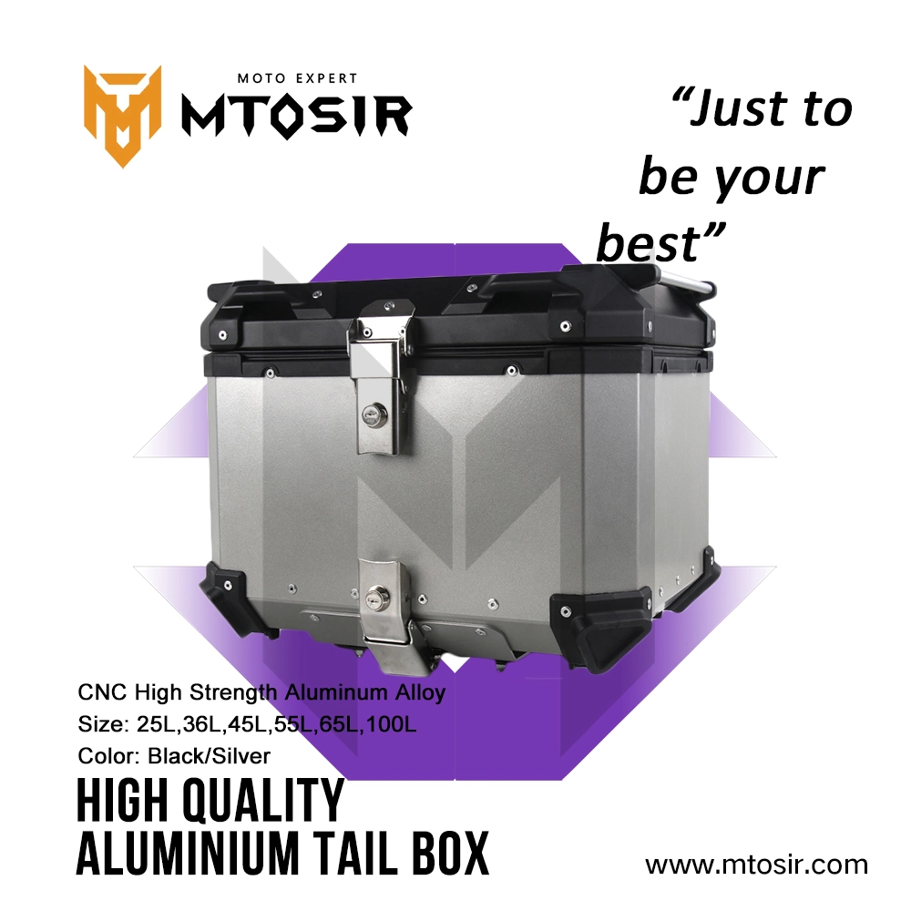 Aluminium Tail Box Black High quality/High cost performance  Motorcycle Accessories Luggage