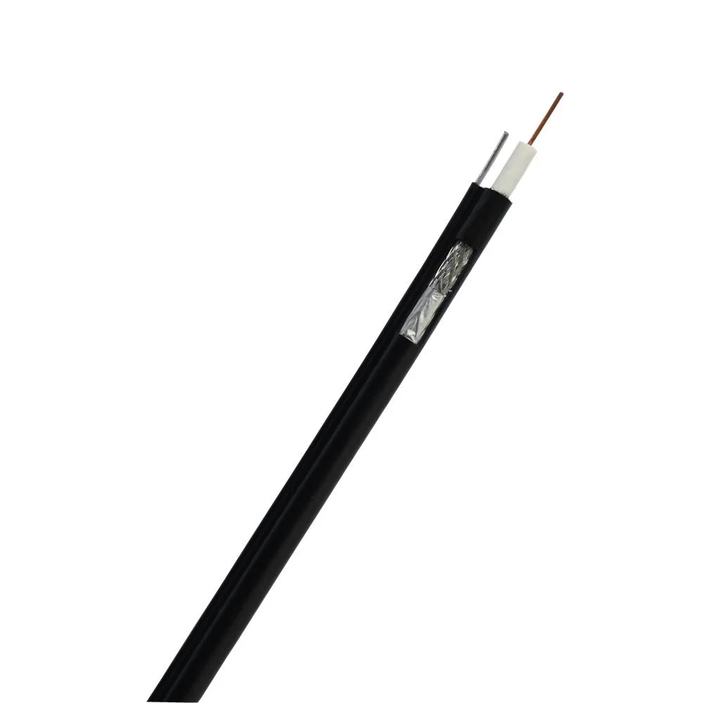 Rg11 Coaxial Cable+Steel Wire High quality/High cost performance  Communication Coaxial Cable Customization