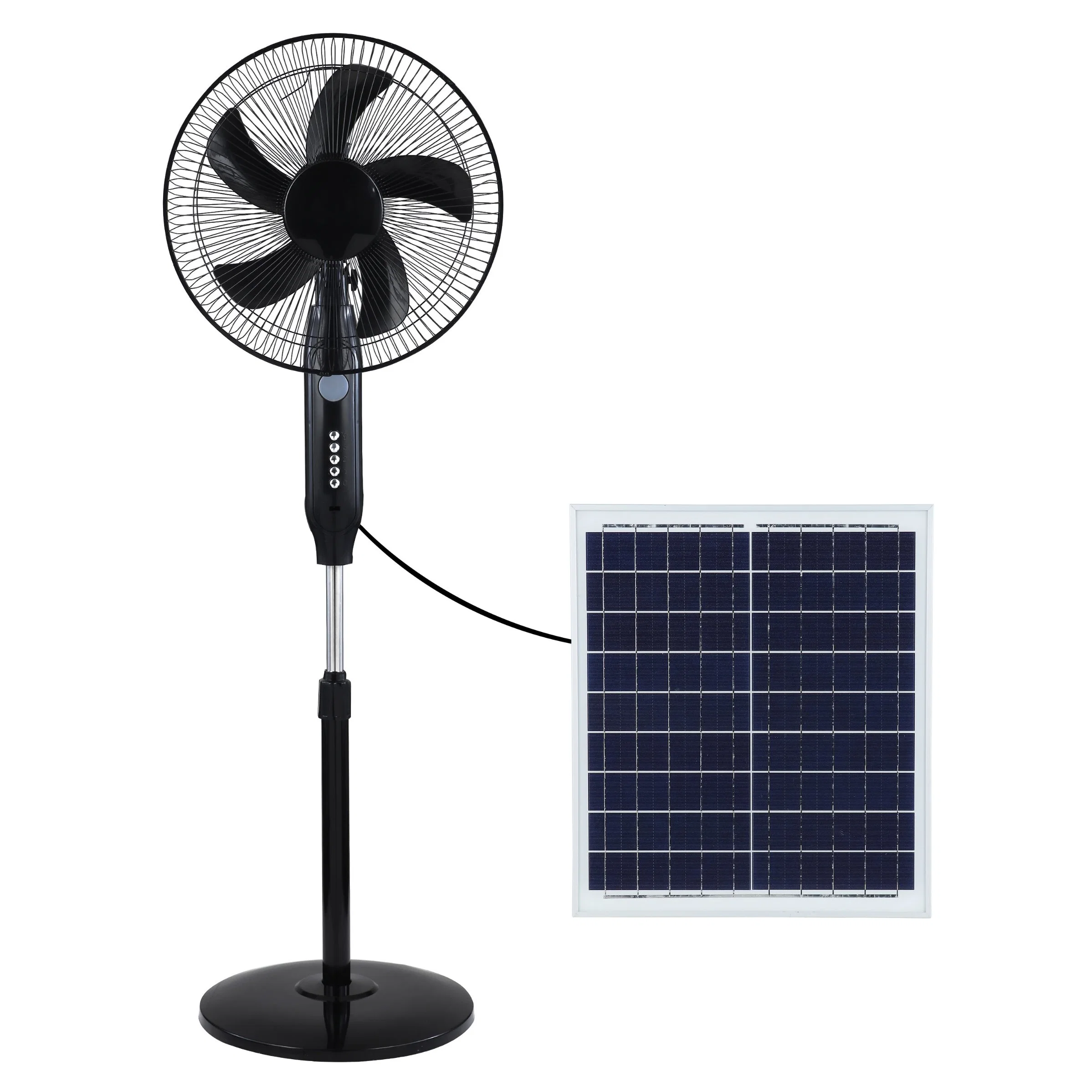 Yaye Solar Fan Factory DC15 High Power Energy Power Rechargeable Desk/Stand/Floor Solar Panel Fans with Remote Controller/ Lithium Battery/1000PCS Stock