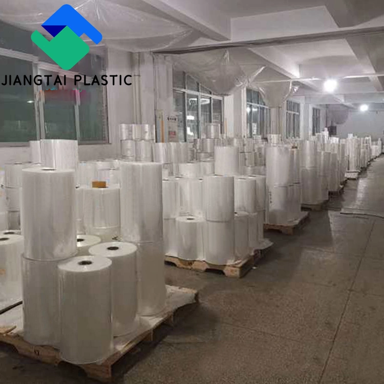 Jiangtai Plastic 200um / 250um White PE Heat Shrink Wrap Film for Boat / Industry / Building / Scaffolding / Pallet / Module 12m X 30m