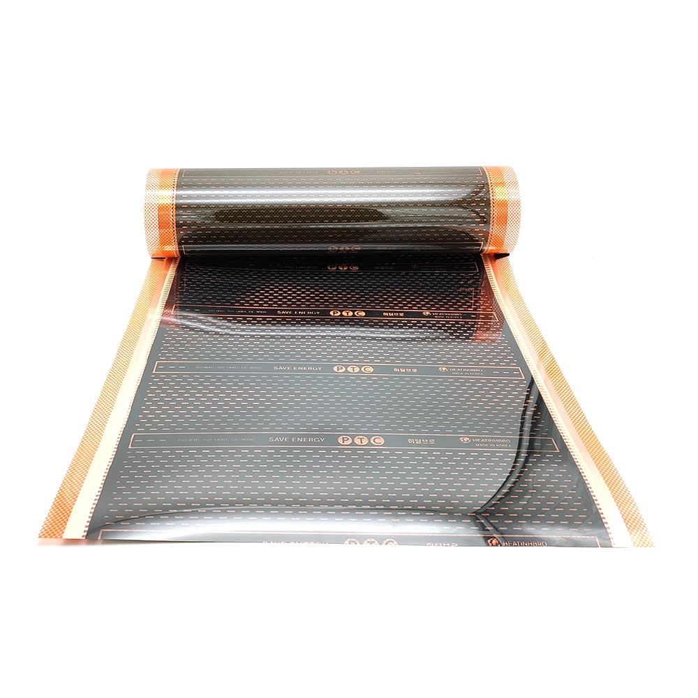 All Sizes 240W/M2 New Graphene PTC Heating Film Infrared Electric Warm Floor Heating System Carbon Foil