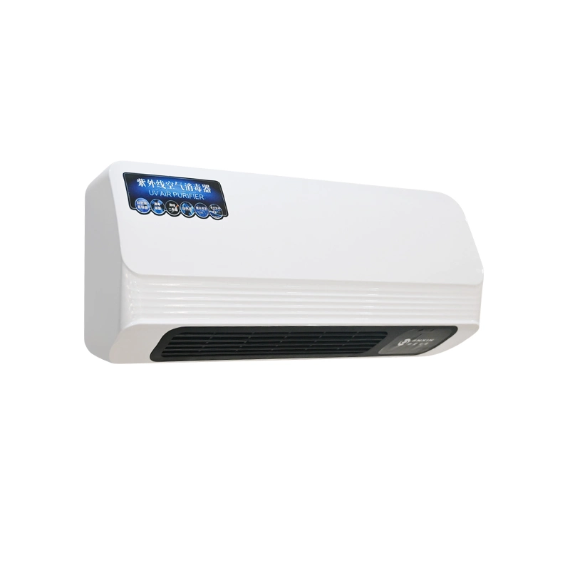 Petit purificateur d'air UV monté sur mur, stérilisateur d'air UV pour une utilisation familiale.