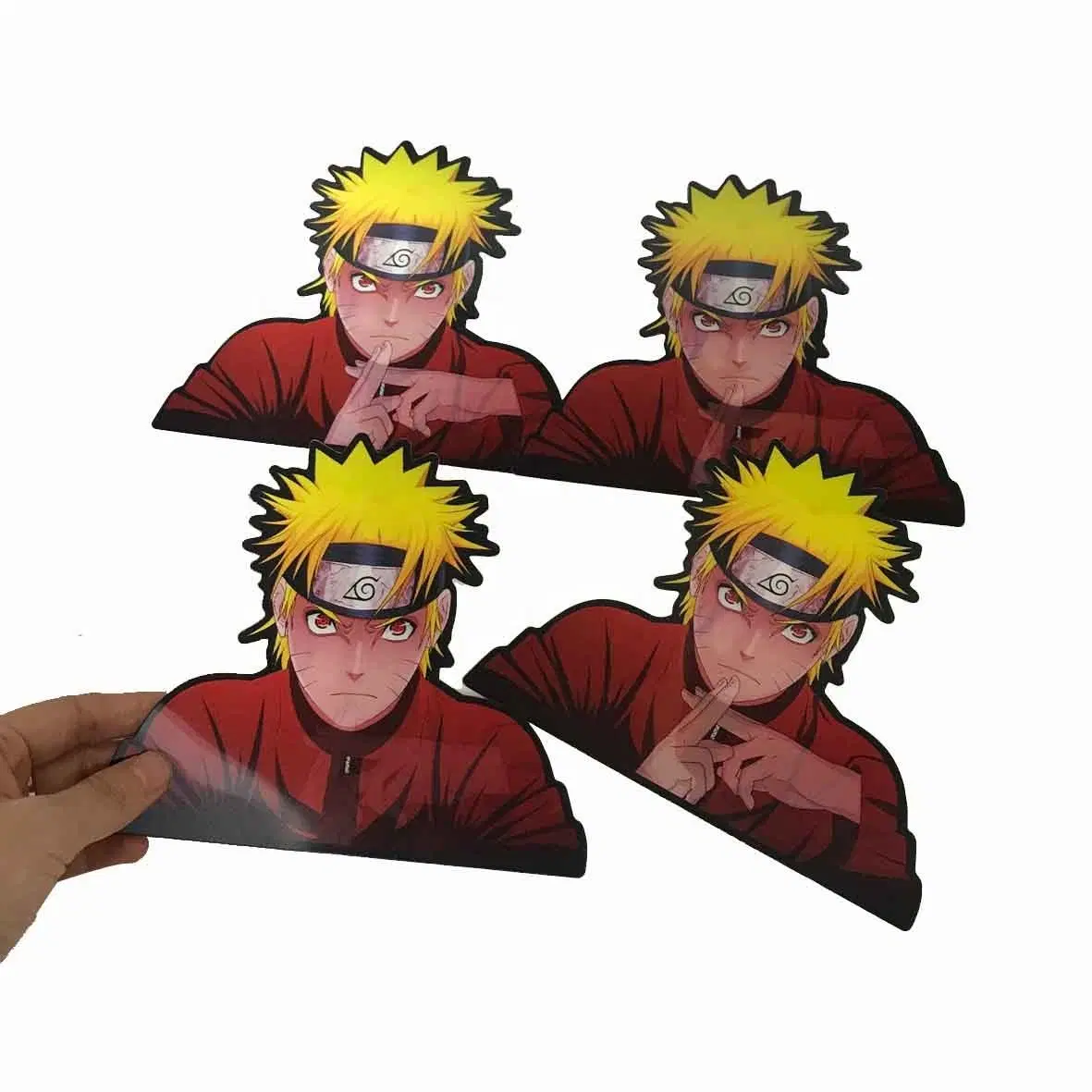 Die Cut Custom 3D Lenticular Sticker Waterproof 3D Lenticular Anime Aufkleber