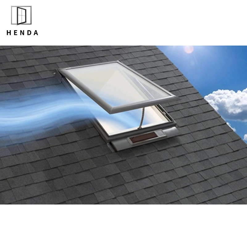 2022 Customized High quality/High cost performance  Aluminium Skylight Roof Light Heat Hail Proof Skylight Flashing Leak Proof Glass Skylight Window