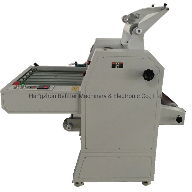 HTD-720 720mm 28inch Manual feed auto rewinding hydraulic hot roll laminator laminating machine