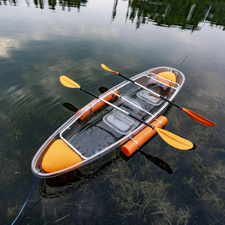 Customized Length 333cm Couple White Clear Boat on Sea