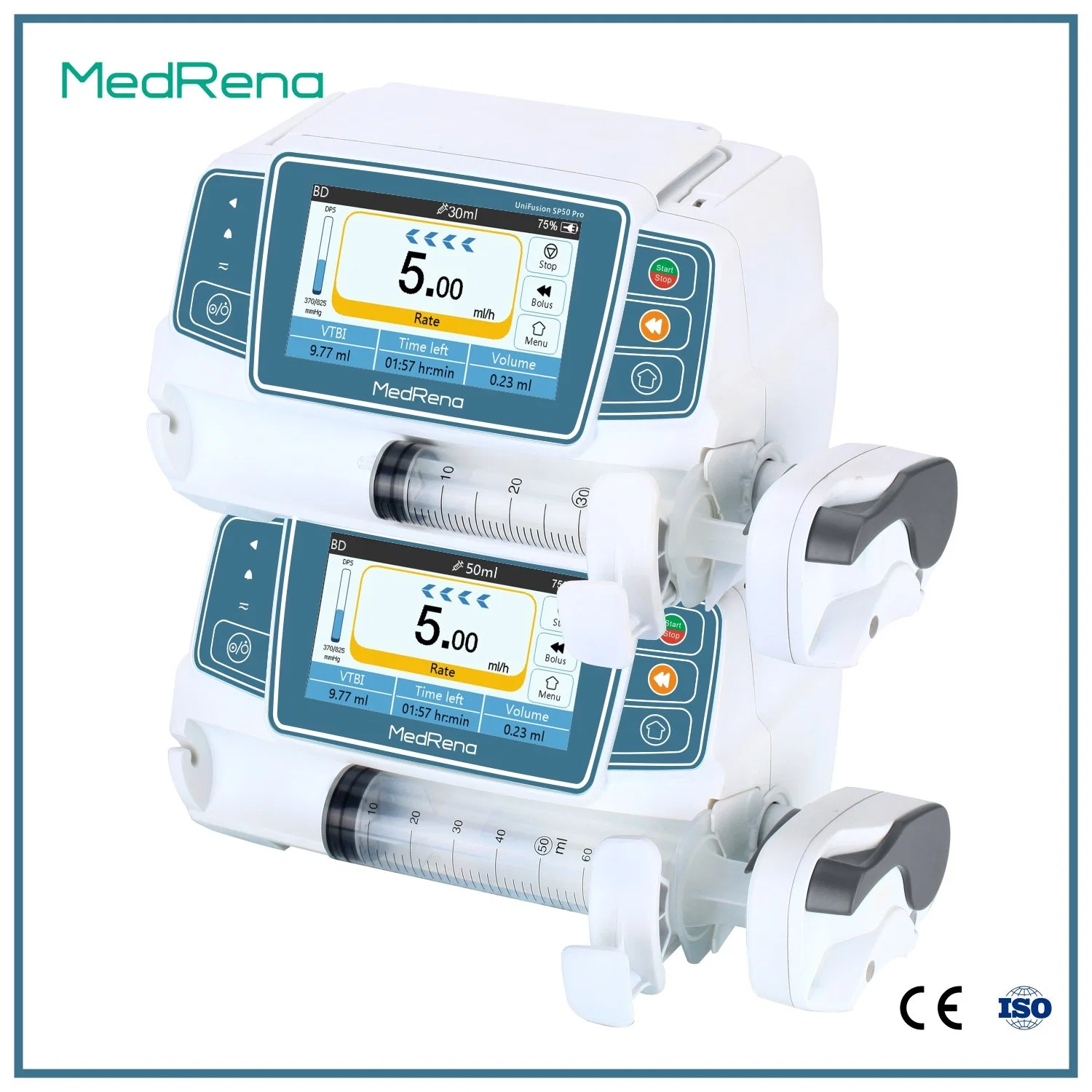 Medical Infusion Pump Portable Syringe Pump First-Aid Devices Physical Therapy Equipments