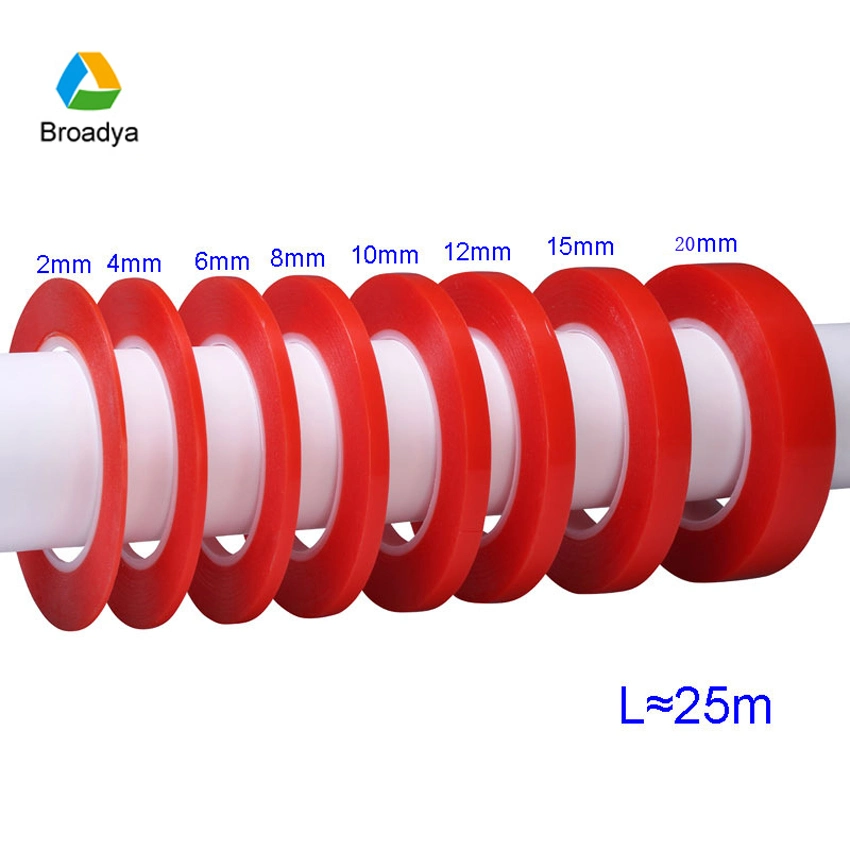 Waterproof Transparent Pet Film Double Acrylic Coated Log Roll Tape