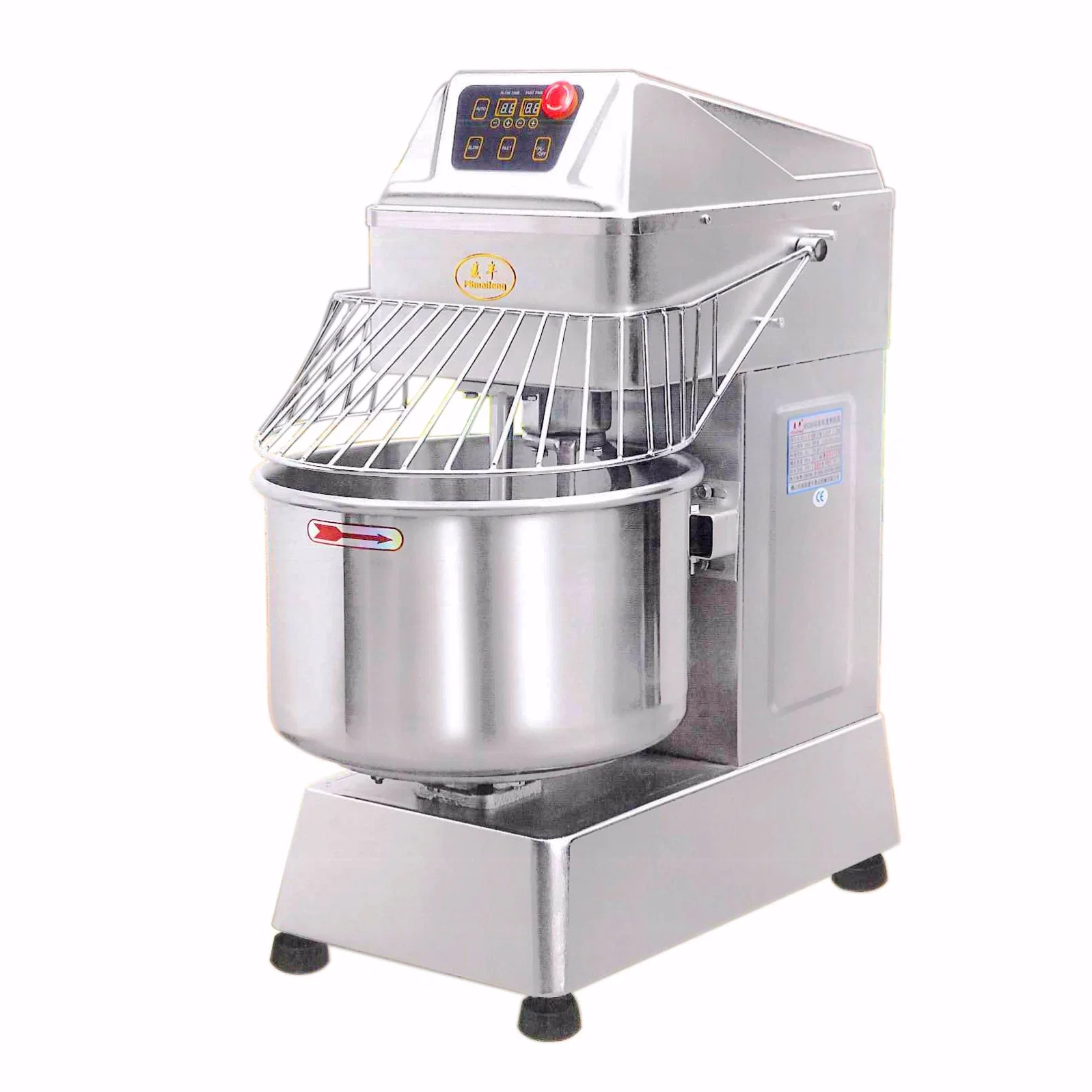 Bakery Equipment 64L Spiral Dough Mixer for Processing of Bread, Cake, Pizza etc