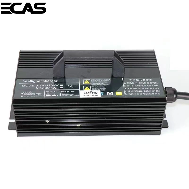 Veículos a motor 48-68V 10A 500W carregador de bateria de lítio conector personalizado Intelligient Power-off