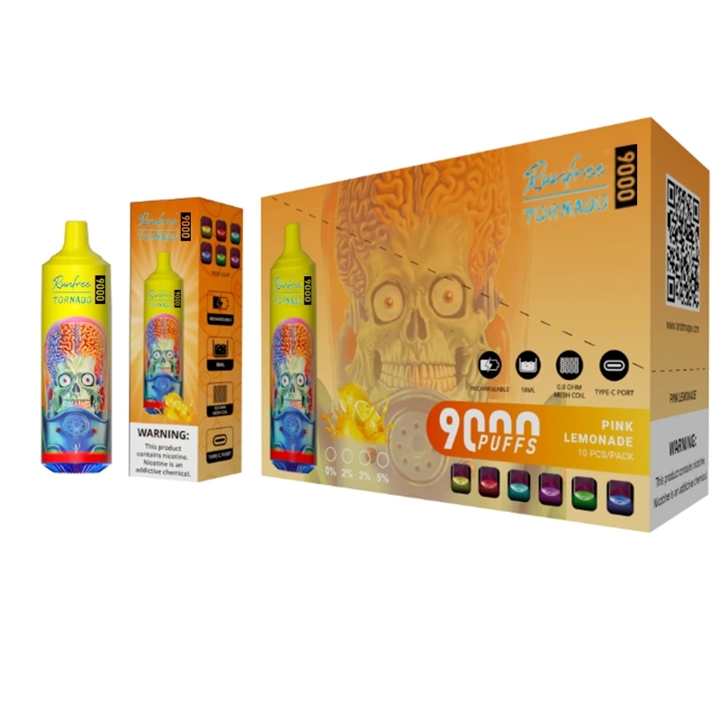 Mayorista/Proveedor E cigarrillo Distribuidor de humo Puff 9000 recargable fumar cigarrillos Guapé con sabor