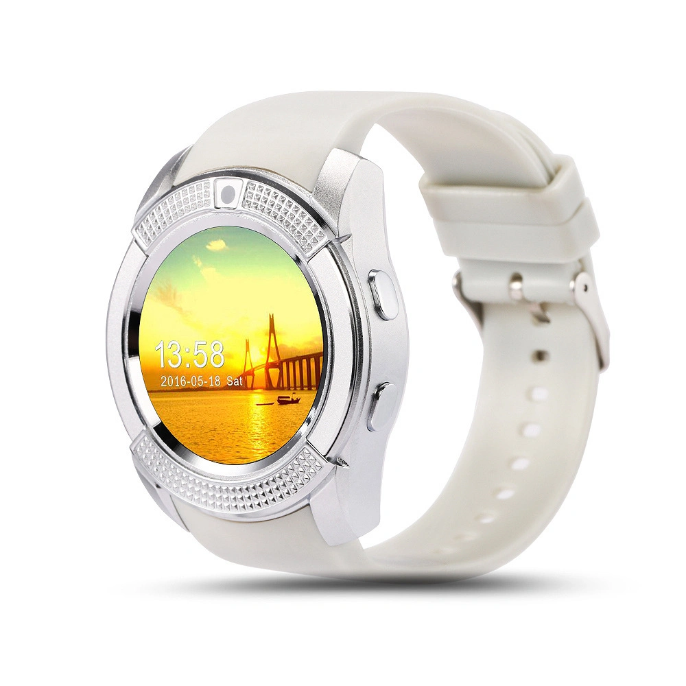 New Trend Fitness produits Mobile Phone V8 Smartwatch Clock hommes Montre-bracelet étanche Reloj intelliente Smart Watch V8