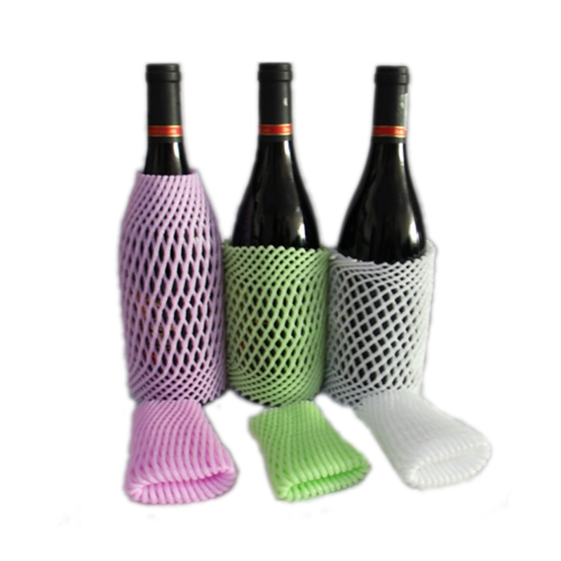 Colorful Fruit and Wine Bottle Plastic Packing EPE Foam Net