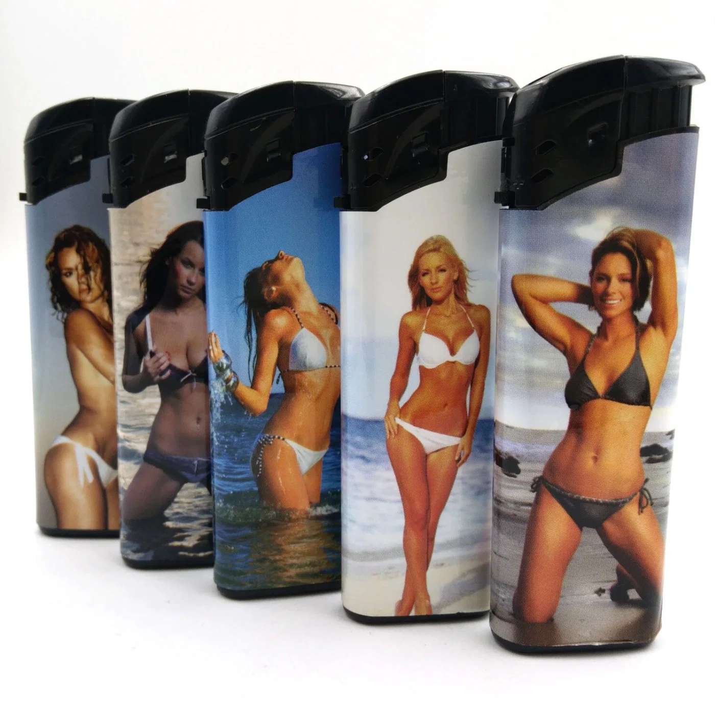 Classic Fashionable Butane Gas Lighters Rechargeable and Disposable Customized