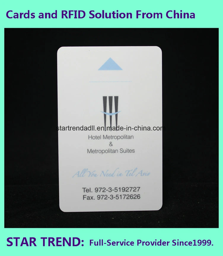 PVC Card Cmyk Print Magnetic Strip Hotel Key Card