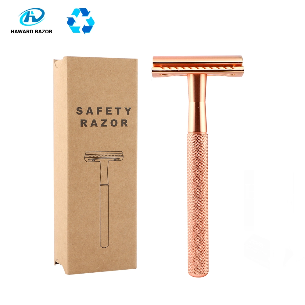 D657 Mens Metal Double Edge Shaving Safety Razor/Rasierhobel/Face Razor