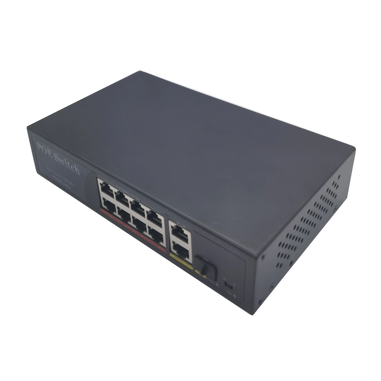 8ge+2ge+1SFP 8ge+2ge+1SFP base Uplink Port Rpoe PoE Reverse 8 Network Commutateur Ethernet