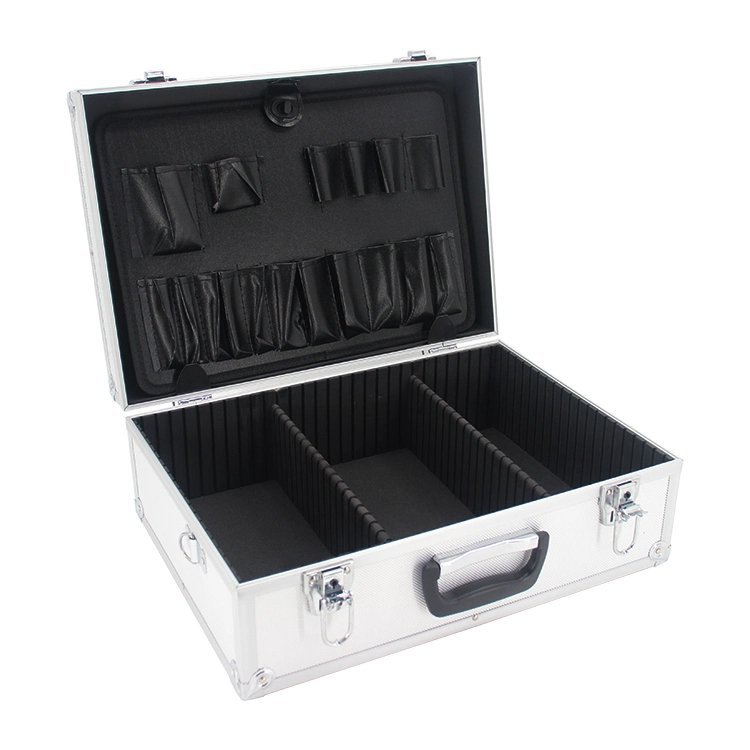 2022 China Aluminum Hard Tool Case Tool Box with Adjustable Compartments