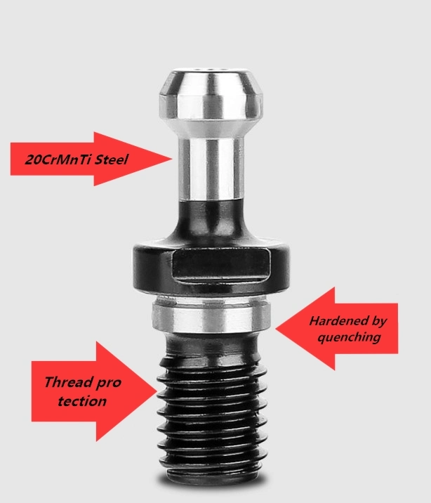 CNC machine Outils Accessoires goujon de traction BT40 pour CNC