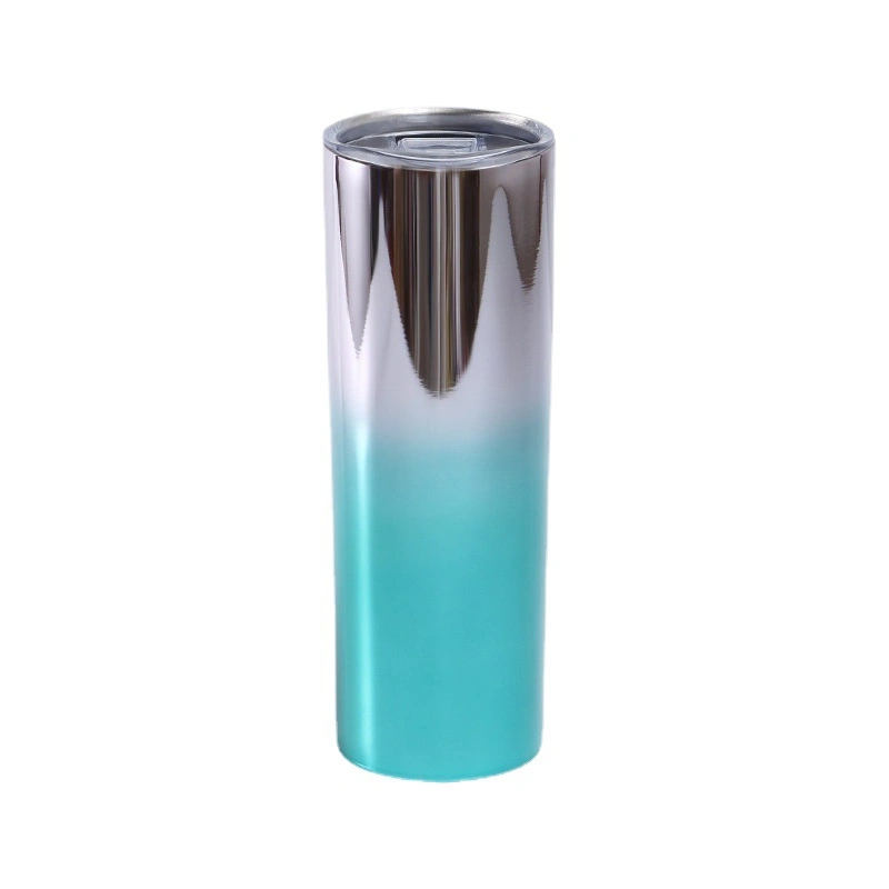 New Stainless Steel Vacuum Cup Heat Sublimation Gradient Straight Outdoor Portable Car Cup Wholesale/Supplier